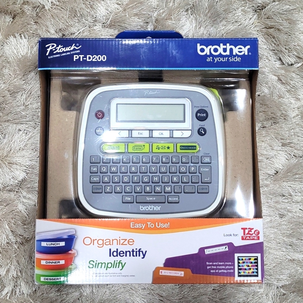 New Brother P-touch Label Maker Printer PT-D200